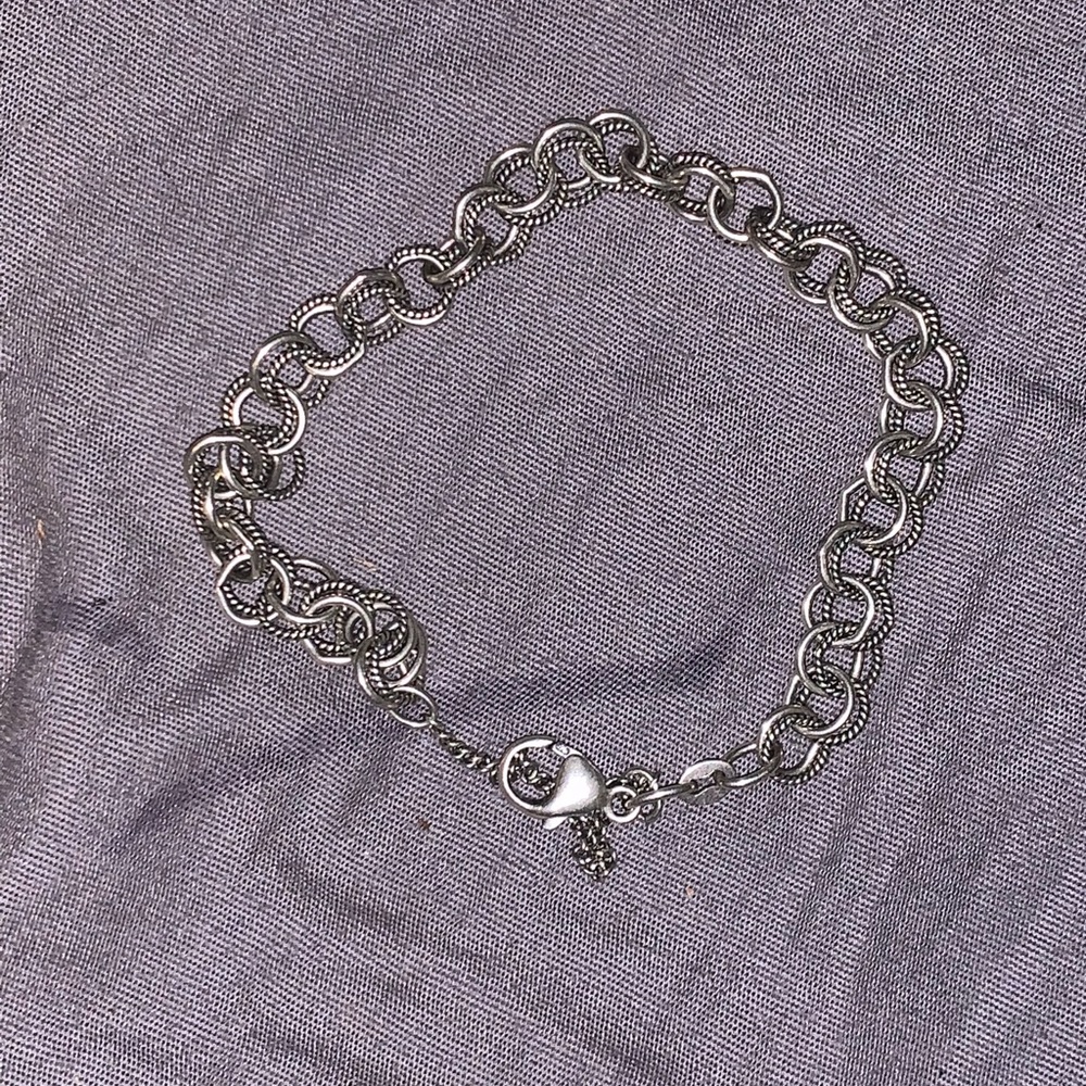 Double Link Charm Bracelet